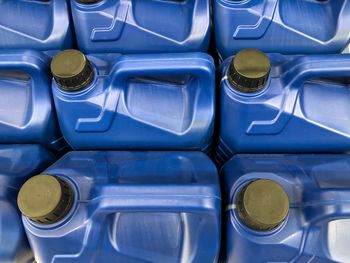 Full frame shot of bottles