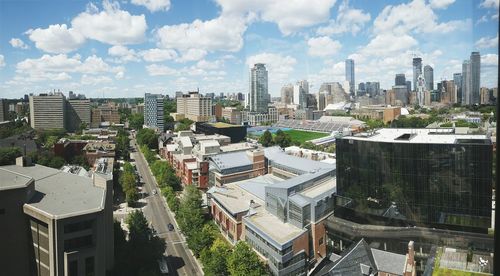 Buildings in city