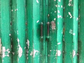 Full frame shot of old wooden fence