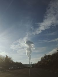 Trees against sky