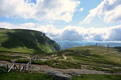 Scenic view of landscape against sky