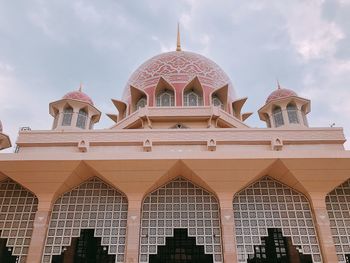 Low angle view of building against sky