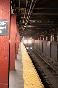 Illuminated subway