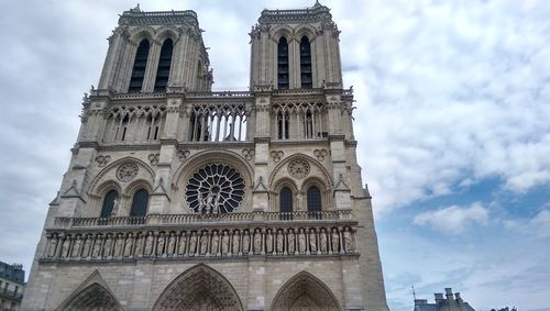 Low angle view of historical building