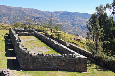 Scenic view of mountain against sky