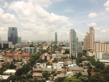 Cityscape against sky