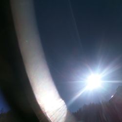 Low angle view of sun