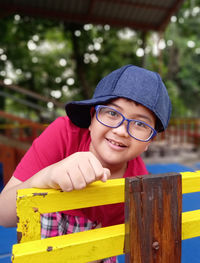 Portrait of smiling boy