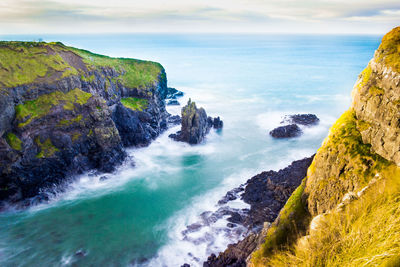 Panoramic view of sea against sky