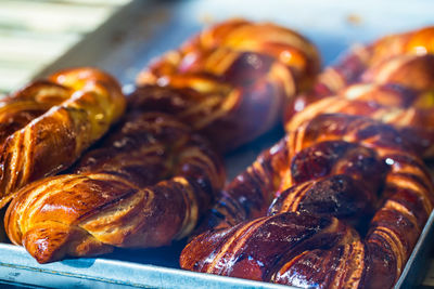 Close-up of food for sale at market stall