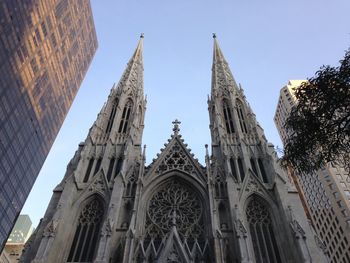 Low angle view of cathedral against sky