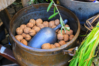 Fruits for sale at market stall