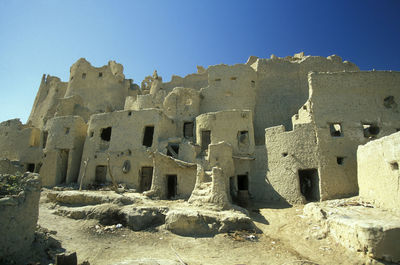 Old ruins against clear sky