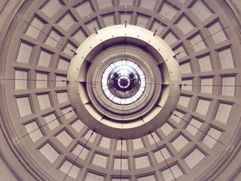 Low angle view of ceiling