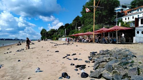 People on beach