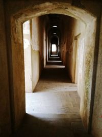 Corridor of old building