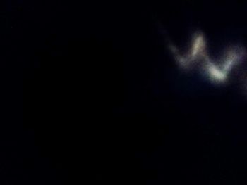 Scenic view of sky at night