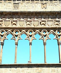 Low angle view of built structure