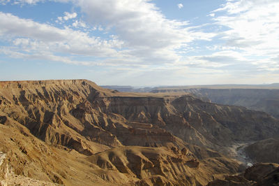 Panoramic view of landscape against sky