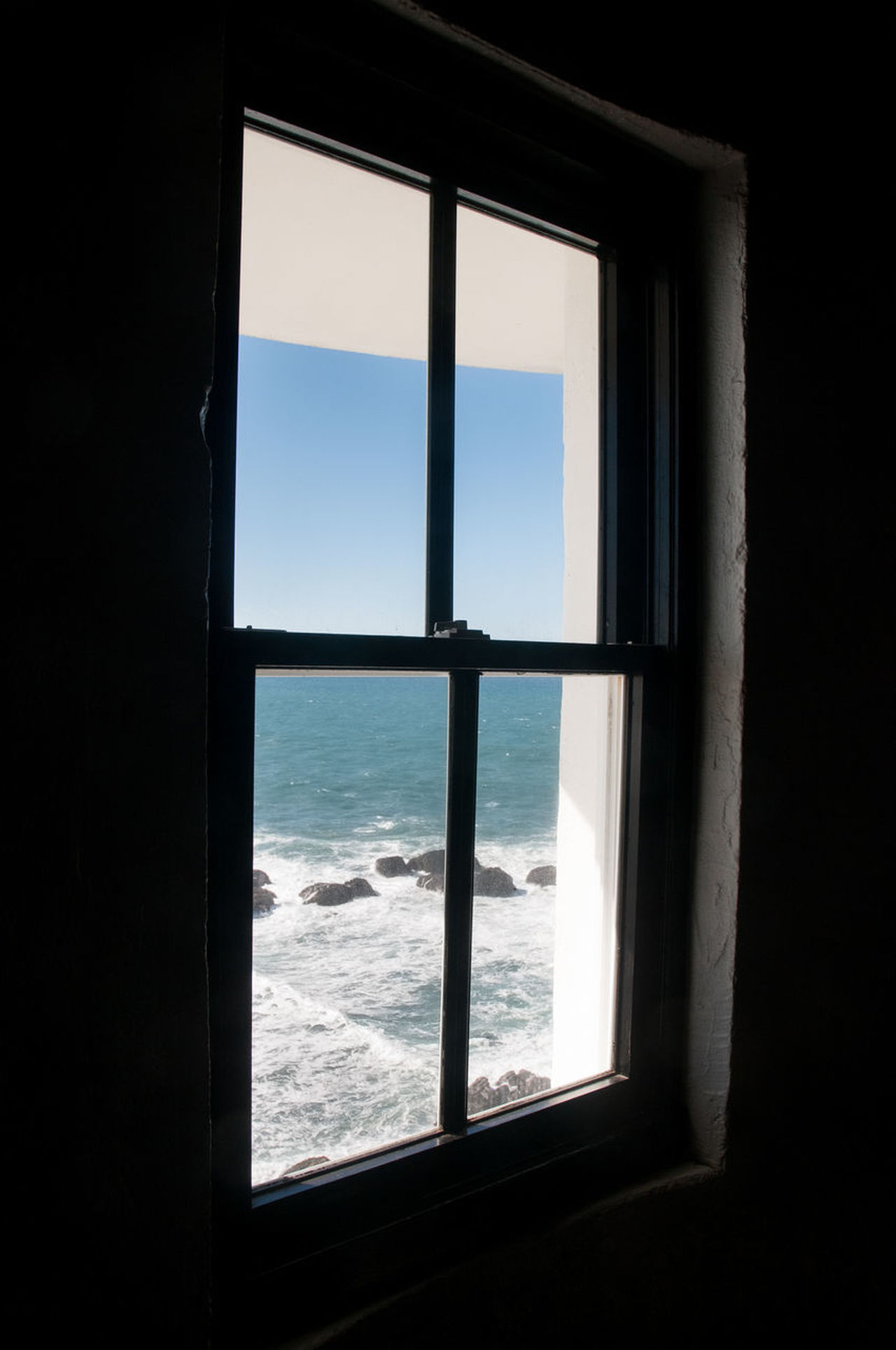 Point arena lightouse window