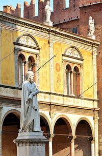 Statue of historic building