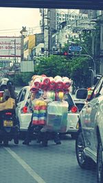 Cars parked in parking lot