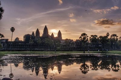 Angkor war temple at sunrise