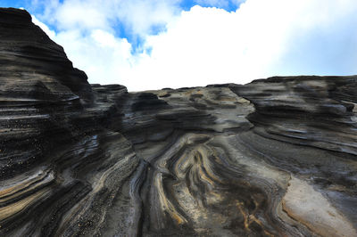 Scenic view of rock formations