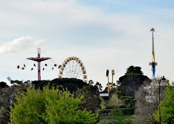 View of trees against sky