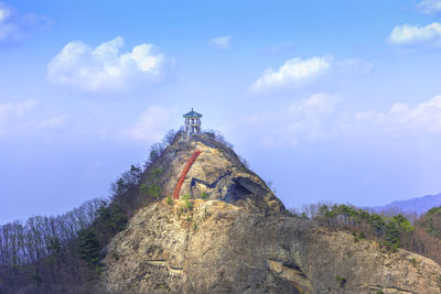 Korean style tower on peak point