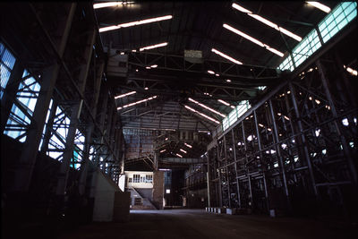 Empty shed of warehouse