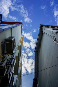 Low angle view of building against sky