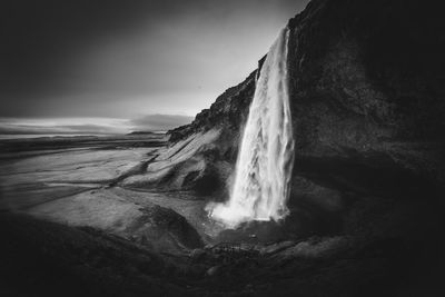 View of waterfall