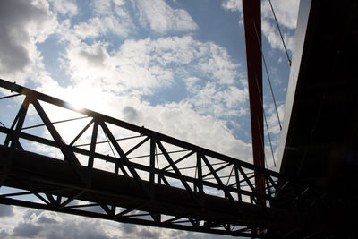 Low angle view of built structure against sky