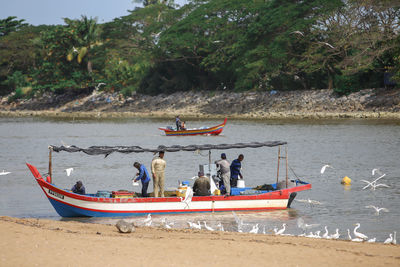 People on beach