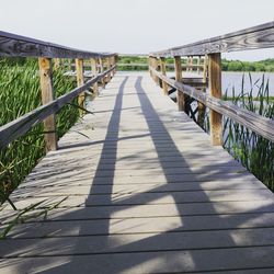 View of footbridge