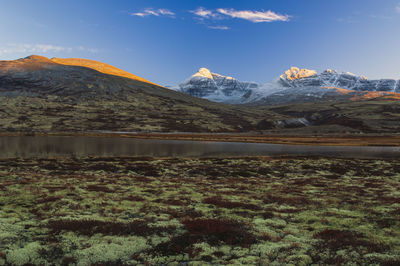 Mountain scenery of rondane national park