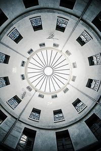 Low angle view of ceiling