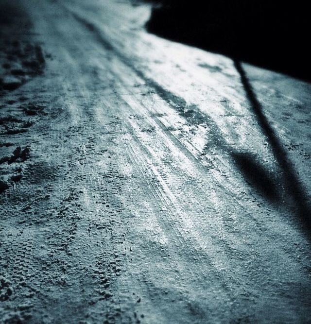 Frozen road