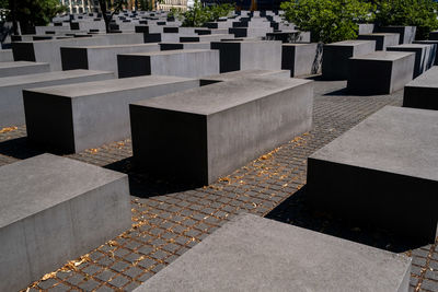 View of cemetery