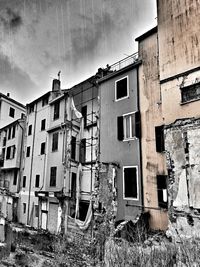 Residential buildings against sky