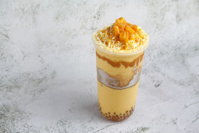 Close-up of drink on table