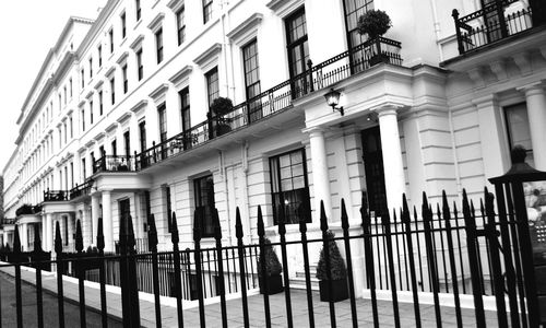 Low angle view of building in city