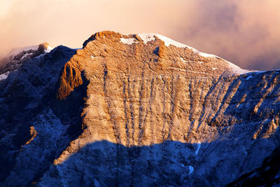 Scenic view of snowcapped mountain