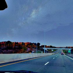 Road at night