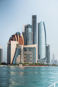 Modern buildings in city