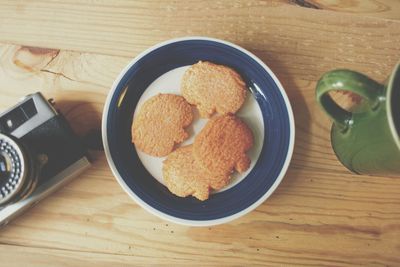 Close-up of served food