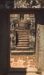 Entrance of old building