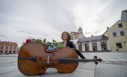 Man playing violin