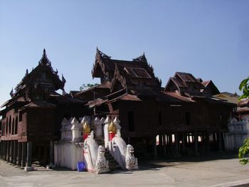 Built structure against clear sky